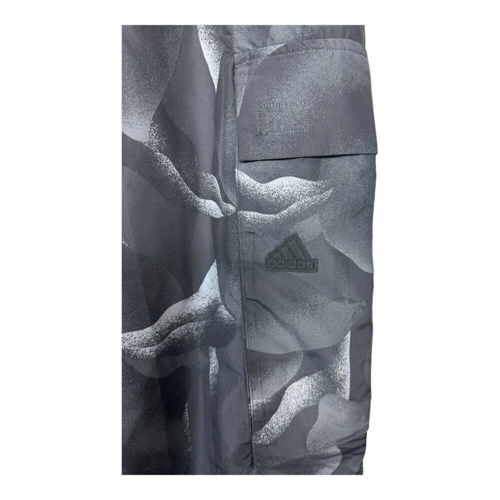 ADIDAS City Escape Black Gray White Loose Fit Cargo Pants # IM4964 Womens S - Picture 3 of 10